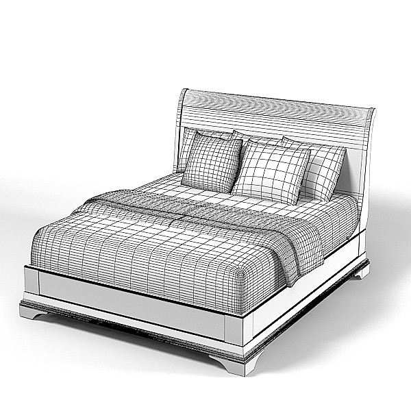 lexington bed traditional max - lexington bed traditional classic country double by archstyle